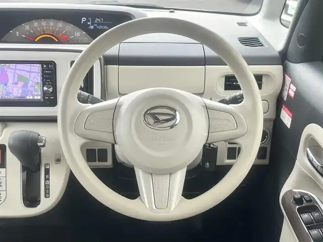 ダイハツ ムーヴ キャンバス X LTD メイクアップ SA Ⅲ 島根県 2017(平29)年 4.4万km スムースグレーマイカメタリック/ブラックマイカメタリック 2トーン 純正ナビ /フルセグTV　/Bluetooth　/DVD再生 /両側パワースライド　/オートライト/ハイビーム　/スマートキー　/プッシュスタート　/衝突軽減ブレーキ/リアコーナーセンサー　/ハンドルカバー　/オートエアコン/社外14インチAＷ＆スタッドレス積込/純正フロアマット/保証書/取扱説明書