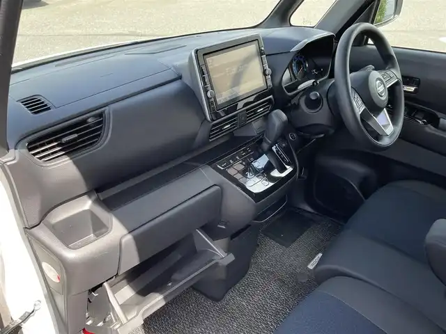 日産 ルークス HWS X プロパイロットED 岡山県 2021(令3)年 1.8万km ホワイトパール 純正9インチナビ　MM320D-L/フルセグTV、CD、DVD、Bluetooth、AM、FM/全方位カメラ/プロパイロット/両側パワースライドドア/前方ドライブレコーダー/リアサーキュレーター/シートバックテーブル/後席ロールサンシェード/LEDヘッドライト/スマートキー/プッシュスタート