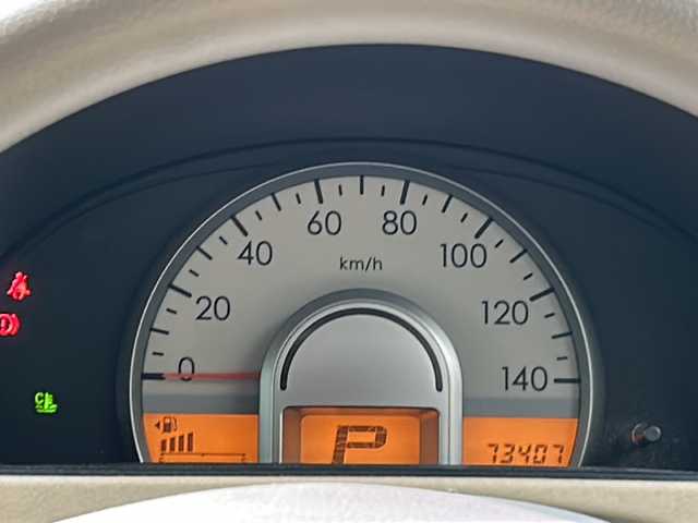 日産 モコ E 京都府 2010(平22)年 7.4万km ミルクティーベージュ 純正ナビ/CD・DVD/ドアバイザー/ETC/HID/スマートキー