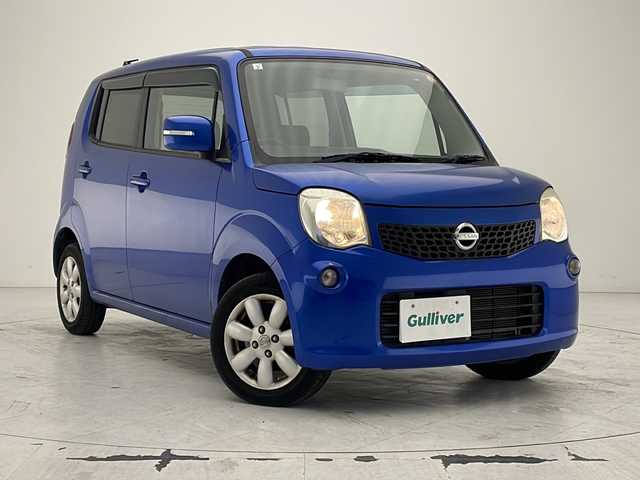 日産 モコ G 沖縄県 2011(平23)年 2.8万km カシミールブルー 社外ナビ　(MZ10)/　(ＴＶ　ＣＤ　ＦＭ／ＡＭ)/プッシュスタート　/スマートキー　/純正フロアマット/オートエアコン　/純正１４インチアルミホイール　/パワーステアリング　/パワーウィンドウ/電動格納ミラー　/ドアバイザー/フォグ