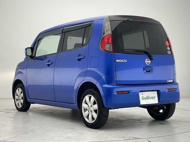 日産 モコ G 沖縄県 2011(平23)年 2.8万km カシミールブルー 社外ナビ　(MZ10)/　(ＴＶ　ＣＤ　ＦＭ／ＡＭ)/プッシュスタート　/スマートキー　/純正フロアマット/オートエアコン　/純正１４インチアルミホイール　/パワーステアリング　/パワーウィンドウ/電動格納ミラー　/ドアバイザー/フォグ