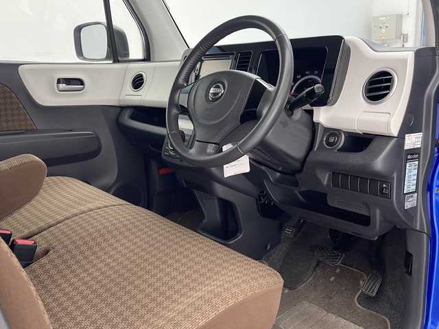 日産 モコ G 沖縄県 2011(平23)年 2.8万km カシミールブルー 社外ナビ　(MZ10)/　(ＴＶ　ＣＤ　ＦＭ／ＡＭ)/プッシュスタート　/スマートキー　/純正フロアマット/オートエアコン　/純正１４インチアルミホイール　/パワーステアリング　/パワーウィンドウ/電動格納ミラー　/ドアバイザー/フォグ