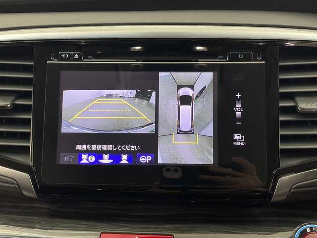 ホンダ オデッセイ アブソルート アドバンス 群馬県 2015(平27)年 9.6万km ホワイトオーキッドパール 純正８型ナビ　全方位カメラ　前方ドライブレコーダー　運転席パワーシート　クルーズコントロール追従有　両側パワースライドドア　Ｂｌｕｅｔｏｏｔｈ　ハーフレザーシート　ＬＥＤヘッドライト　純正ＥＴＣ