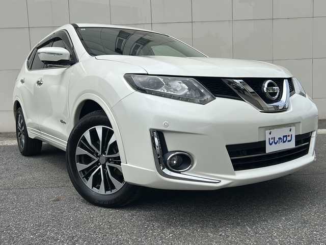 日産 エクストレイル ハイブリッド モード・プレミア 埼玉県 2015(平27)年 7.9万km ブリリアントホワイトパール じしゃロン熊谷店成約車両のため落札禁止/(株)IDOMが運営する【じしゃロン熊谷店】の自社ローン専用車両になりますこちらは現金またはオートローンご利用時の価格です。自社ローンご希望の方は別途その旨お申付け下さい/純正HDDナビ/（フルセグTV/CD/DVD/BT/AM/FM)/４WD/ETC/クルーズコントロール/コーナーセンサー/シートヒーター/全周囲カメラ/LEDライト/レザーシート/純正オーテック18インチアルミホイール/純正ドアバイザー/電動格納ドアミラー/ECOモード/プッシュスタート/オートライト