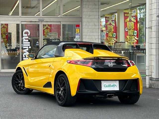 ホンダ Ｓ６６０ α 東京都 2015(平27)年 4.2万km カーニバルイエローⅡ ワンオーナー/社外ナビTV/バックカメラ/Bluetooth AMFM/レザーシート/クルーズコントロール/パドルシフト/オートエアコン(AAC)/SRSエアバッグ/スマートキー/ABS/ETC/スペアキー×1/保証書＆取扱説明書