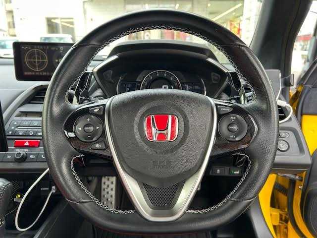 ホンダ Ｓ６６０ α 東京都 2015(平27)年 4.2万km カーニバルイエローⅡ ワンオーナー/社外ナビTV/バックカメラ/Bluetooth AMFM/レザーシート/クルーズコントロール/パドルシフト/オートエアコン(AAC)/SRSエアバッグ/スマートキー/ABS/ETC/スペアキー×1/保証書＆取扱説明書