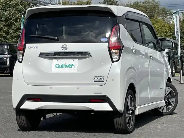 日産 デイズ HWS G ターボ プロパイロットED 道央・札幌 2019(令1)年 15.3万km ホワイトパール ４WD/純正ディーラーOPナビ/CD/DVD/SD/AUX/プロパイロット/エマージェンシーブレーキ/横滑り防止装置/レーダークルーズコントロール/レーンキープアシスト/クリアランスソナー/アラウンドビューモニター/ETC/ドライブレコーダー/アイドリングストップ/前席シートヒーター/ステアリングリモコン/電動パーキング/オートブレーキホールド/レーダー探知機/プッシュスタート/スマートキー/LEDヘッドライト/オートライト/オートハイビーム/フォグランプ/電動格納ミラー/ウィンカーミラー/純正フロアマット/ドアバイザー/スペアキー