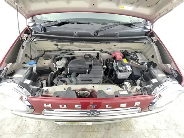 スズキ ハスラー X 千葉県 2015(平27)年 7.8万km フェニックスレッドパール/ブルーイッシュブラックパール ワンオーナー/スズキレーダーブレーキサポート/社外メモリナビ/・型番：MDV-L401/・CD/DVD/USB/ワンセグTV/・ビルトインETC/革巻きステアリング/D席シートヒーター/純正ゴムフロアマット/純正ドアバイザー/純正15インチAW/オートライト/・LEDヘッドライト/・フォグランプ/プッシュスタート/・スマートキー