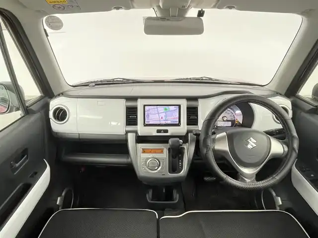 スズキ ハスラー X 千葉県 2015(平27)年 7.8万km フェニックスレッドパール/ブルーイッシュブラックパール ワンオーナー/スズキレーダーブレーキサポート/社外メモリナビ/・型番：MDV-L401/・CD/DVD/USB/ワンセグTV/・ビルトインETC/革巻きステアリング/D席シートヒーター/純正ゴムフロアマット/純正ドアバイザー/純正15インチAW/オートライト/・LEDヘッドライト/・フォグランプ/プッシュスタート/・スマートキー