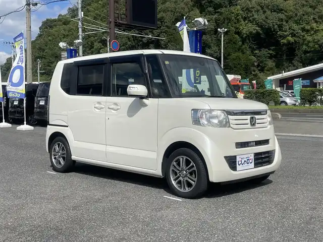 ホンダ Ｎ ＢＯＸ G SSパッケージ 山形県 2014(平26)年 6.4万km プレミアムホワイトパール (株)IDOMが運営する【じしゃロン山形店】の自社ローン専用車両になります。/こちらは現金またはオートローンご利用時の価格です。/自社ローンご希望の方は別途その旨お申付け下さい。/Gathersナビ/【1SEG/Bluetooth/DVD/CD/FM/AM】/両側パワースライドドア/ETC/バックカメラ/ステアリングスイッチ/ウィンカーミラー/ライトレベライザー/プッシュスタート/スマートキー/USB