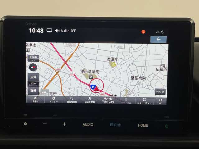 ホンダ フリード クロスター 埼玉県 2024(令6)年 0.1万km メテオロイドグレーメタリック 純正ナビ/　（TV/BT/FM/AM/USB)　/バックカメラ/ブラインドスポットモニター/ホンダセンシング　/両側電動スライドドア　/前席シートヒーター　/ルーフレール　/コーナーセンサー　　/純正アルミホイール/LEDヘッドライト/フォグランプ/革巻きハンドル/純正フロアマット/ECON