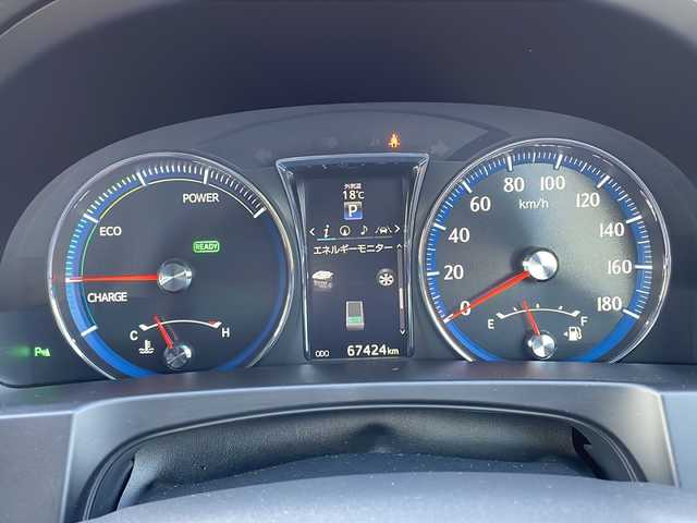 トヨタ クラウン ハイブリッド アスリートS 栃木県 2015(平27)年 6.8万km シルバーM 純正SDナビ/・Bluetooth CD DVD/・TV フルセグ/・バックカメラ/追従式クルーズコントロール/ETC2.0/ドライブレコーダー/前席パワーシート/純正17インチアルミホイール/コーナーセンサー/LEDヘッドライト/オートライト