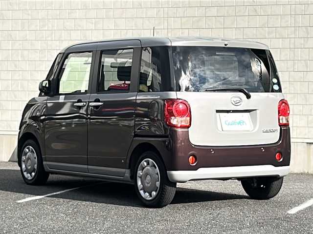 ダイハツ ムーヴ キャンバス X SA Ⅱ 千葉県 2017(平29)年 9.1万km スムースグレーマイカメタリック/プラムブラウンクリスタルマイカ 2トーン ワンオーナー/純正メモリナビ（NMZK-W67D）/BlueTooth接続/TV/CD/DVD/FM/AM/スマートアシストII/・衝突回避支援ブレーキ/・誤発進抑制制御機能/・車線逸脱警報/・先行者発進お知らせ機能/バックカメラ/ドライブレコーダー/アイドリングストップ/ステアリングスイッチ/プッシュスタート/スマートキー/スペアキー/オートライト/純正フロアマット/取扱説明書/保証書