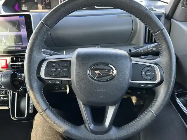 ダイハツ タント カスタム RS セレクション 岡山県 2020(令2)年 4.2万km ブラックマイカメタリック 登録時走行距離41756km/純正9インチナビ/フルセグTV(AM/FM/CD/DVD/Bluetooth)/バックカメラ/両側パワースライドドア/ETC/ドライブレコーダー/スマートアシスト3/・コーナーセンサー/・衝突回避支援ブレーキ機能/・レーダークルーズコントロール/・レーンキープコントロール/・オートマチックハイビーム/D/N席シートヒーター/LEDヘッドライト/USB入力端子/プッシュスタート/スマートキー/純正フロアマット/15インチ純正AW