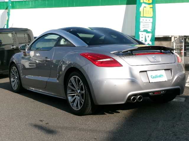 プジョー ＲＣＺ 岡山県 2012(平24)年 7.7万km シルバー ワンオーナー/社外SDナビ/フルセグテレビ/Bluetooth/DVD再生可能/ブラックレザーシート/前席シートヒーター/前席パワーシート/シートメモリー/可変リアスポイラー/クルーズコントロール/オートライト/オートワイパー/ソナーセンサー/キセノンヘッドライト/純正18AW/純正フロアマット/ETC