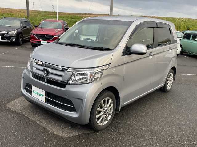 ホンダ Ｎ ＷＧＮ G Lパッケージ 新潟県 2019(令1)年 2.1万km シルバー 純正ナビ/(Bluetooth/AM/FM/DVD)/フルセグTV/バックカメラ/社外14インチAW付スタッドレスタイヤ/ステアリングスイッチ/ETC/スペアキー 1本/純正フロアマット/ABS/横滑り防止装置/盗難防止装置/電動格納ミラー