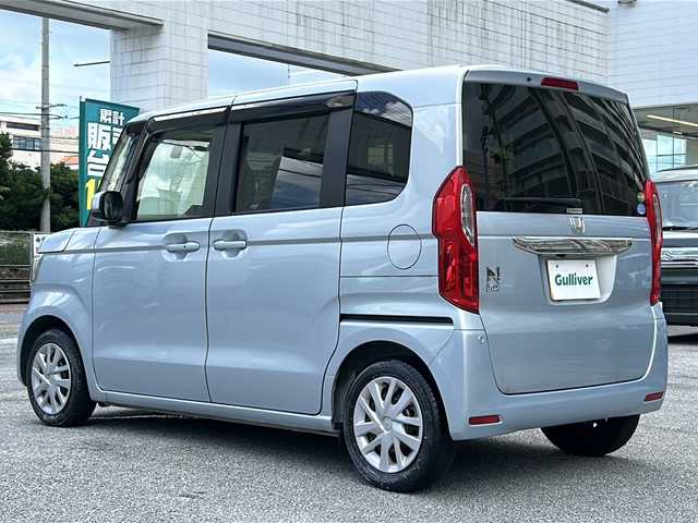 ホンダ Ｎ ＢＯＸ G L ホンダセンシング 沖縄県 2017(平29)年 0.9万km モーニングミストブルーM 純正8型ナビ/（ＡＭ／ＦＭ／ＣＤ／ＤＶＤ／ＢＴ）/フルセグＴＶ/バックモニター/両側パワスラ/クルーズコントロール/ホンダセンシング/ドラレコ/ＥＴＣ/純正フロアマット/スマートキー/ドライブレコーダー/LEDヘッドライト/ETC/スマートキー