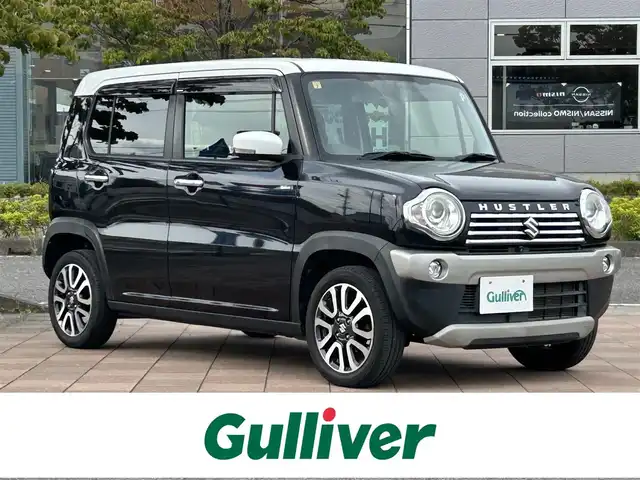 スズキ ハスラー Jスタイル Ⅱ 福島県 2016(平28)年 4.9万km ブルーイッシュブラックパール デュアルカメラブレーキサポート/純正ナビゲーション/【CD/USB/BT/TV】/アラウンドビューモニター/ビルトインＥＴＣ/前席シートヒーター/HIDヘッドライト/アイドリングストップ/衝突被害軽減ブレーキ/レーンキープアシスト/純正フロアマット/純正ドアバイザー