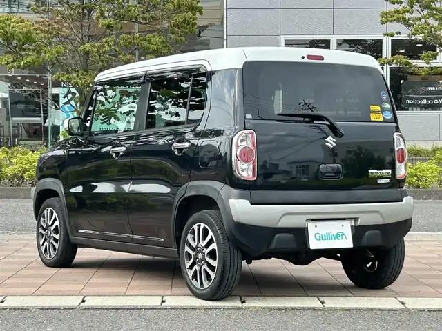 スズキ ハスラー Jスタイル Ⅱ 福島県 2016(平28)年 4.9万km ブルーイッシュブラックパール デュアルカメラブレーキサポート/純正ナビゲーション/【CD/USB/BT/TV】/アラウンドビューモニター/ビルトインＥＴＣ/前席シートヒーター/HIDヘッドライト/アイドリングストップ/衝突被害軽減ブレーキ/レーンキープアシスト/純正フロアマット/純正ドアバイザー