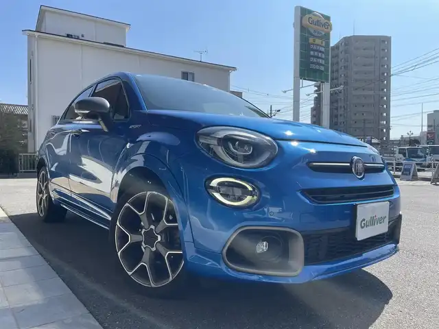 フィアット ５００Ｘ スポーツ 愛知県 2020(令2)年 5.4万km 青Ｍ ワンオーナー　/レーダークルーズコントロール　/パドルシフト　/バックカメラ　/ETC /シートヒーター　/プッシュスタート　