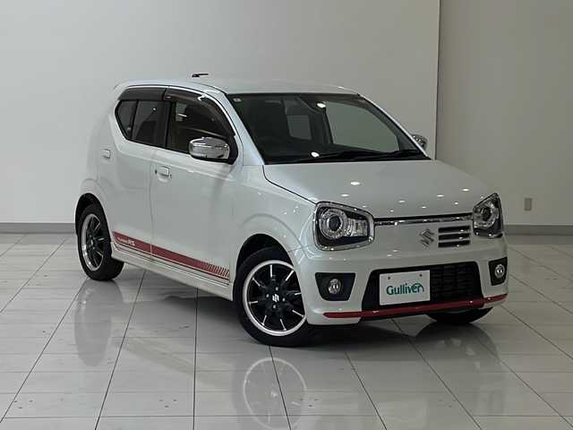 スズキ アルト ターボRS 新潟県 2015(平27)年 9.1万km パールホワイト 4WD/CD/BT/USB/ETC/衝突被害軽減ブレーキ/シートヒーター /パドルシフト/スマートキー/プッシュスタート/LEDヘッドライト/オートライト/フォグランプ/純正15インチアルミホイール/社外14インチAW冬タイヤ車載