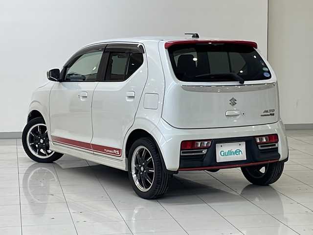 スズキ アルト ターボRS 新潟県 2015(平27)年 9.1万km パールホワイト 4WD/CD/BT/USB/ETC/衝突被害軽減ブレーキ/シートヒーター /パドルシフト/スマートキー/プッシュスタート/LEDヘッドライト/オートライト/フォグランプ/純正15インチアルミホイール/社外14インチAW冬タイヤ車載