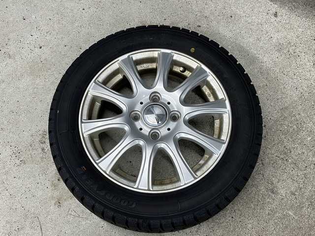 スズキ アルト ターボRS 新潟県 2015(平27)年 9.1万km パールホワイト 4WD/CD/BT/USB/ETC/衝突被害軽減ブレーキ/シートヒーター /パドルシフト/スマートキー/プッシュスタート/LEDヘッドライト/オートライト/フォグランプ/純正15インチアルミホイール/社外14インチAW冬タイヤ車載