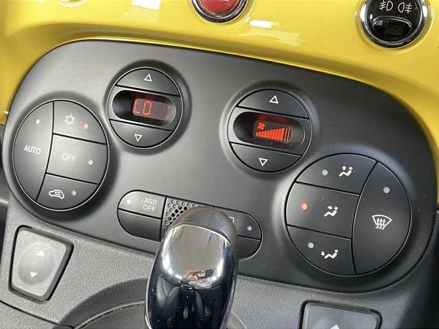 フィアット ５００ 1．4 16V スポーツ 長野県 2009(平21)年 10.8万km 黄 純正CD/純正16インチアルミ/ドライブレコーダー/純正フロアマット