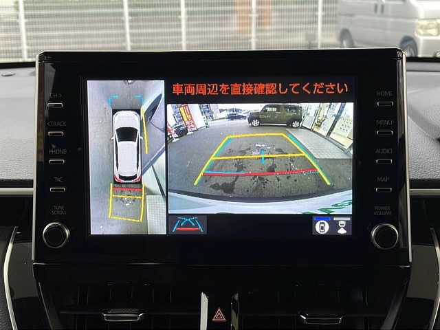 トヨタ カローラ クロス ハイブリッド Z 福島県 2022(令4)年 1.9万km プラチナホワイトパールマイカ 登録時走行距離　　１８１６６ｋｍ/ワンオーナー/メーカー純正ナビ/【AM/FM/BT/フルセグ】/シートヒーター/横滑り防止/ステアリングスイッチ/レーンディパーチャーアラート/パワーバックドア/ETC/ドラレコ/純正AW/パノラミックビューモニター/ハーフレザー/プッシュスタート/レーダークルコン/パノラマルーフ/オートライト/オートマチックハイビーム/１２０V
