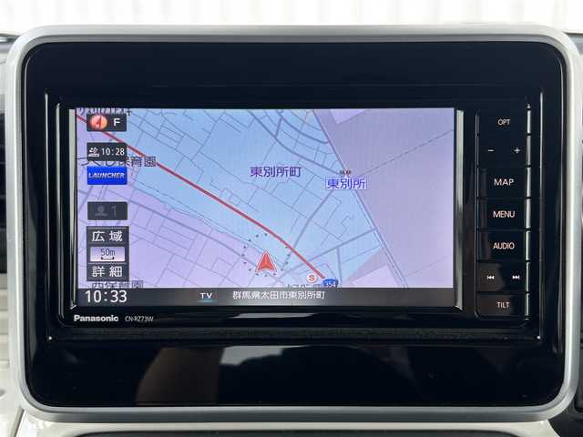 スズキ スペーシア HYBRID X 群馬県 2018(平30)年 0.9万km フェニックスレッドパール ワンオーナー/セーフティサポート/・デュアルセンサーブレーキサポート/・車線逸脱警報/・先行車発進お知らせ/・後退時ブレーキサポート/・リヤパーキングセンサー/・ハイビームアシスト/・誤発進抑機能/・後方誤発進抑制機能/・ふらつき警報/純正SDナビ　CN-RZ73W/ (CD DVD SD MSV Bluetooth USB)/全方位カメラ/両側パワースライドドア/ビルトインETC/ヘッドアップディスプレイ/LEDヘッドライト/オートライト/シートヒーター/ステアリングリモコン/アイドリングストップ/電動格納ウィンカーミラー/リヤサーキュレーター/ロールサンシェード/純正14インチAW/プッシュスタート/PWRモード/純正フロアマット/純正ドアバイザー/取扱説明書/保証書/スペアキー
