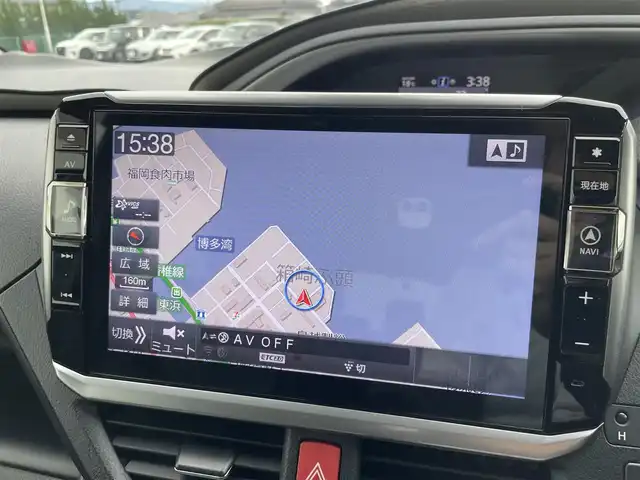 トヨタ ヴォクシー ZS 煌Ⅱ 熊本県 2019(令1)年 6.6万km イナズマスパーキングブラックガラスフレーク 社外ナビ/・BT/CD/DVD/SD/USB/AM/FM/・フルセグ/フリップダウンモニター/バックカメラ/前後ドラレコ/両側パワースライドドア/トヨタセーフティーセンス/ビルトインETC/革巻きステアリング/・ステアリングリモコン/クルーズコントロール/MTモード付AT/プッシュスタート/・スマートキー/・スペアキー×１/アイドリングストップ/純正AW/純正ドアバイザー/純正フロアマット/電動格納ミラー/・ミラーウィンカー/ロールサンシェード