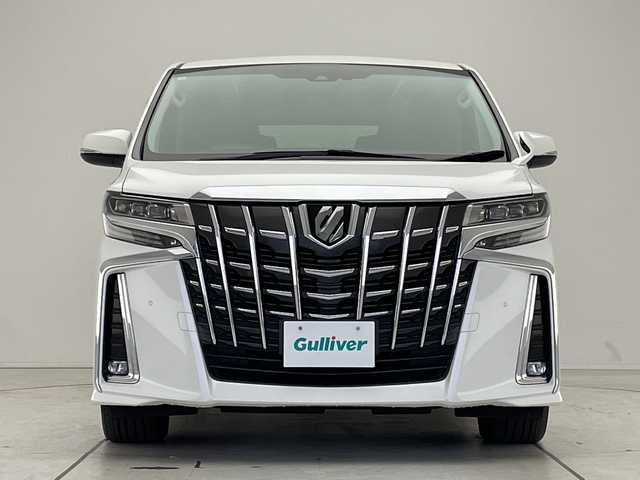 トヨタ アルファード S Cパッケージ 愛知県 2018(平30)年 5.2万km ホワイトパールクリスタルシャイン トヨタセーフティセンス/純正10型ナビ　SDカードなし/フリップダウンモニター/三眼LEDヘッドライト/両側パワースライドドア/レーダークルーズコントロール/シートヒーター/エアシート/パワーシート/コーナーセンサー/純正アルミホイール/ETC2.0/ステアリングヒーター/インテリジェントミラー/リアオートエアコン/オートマチックハイビーム/衝突軽減システム/フルセグ/CD DVD/Bluetooth/ステアリングスイッチ/スマートキー/プッシュスタート