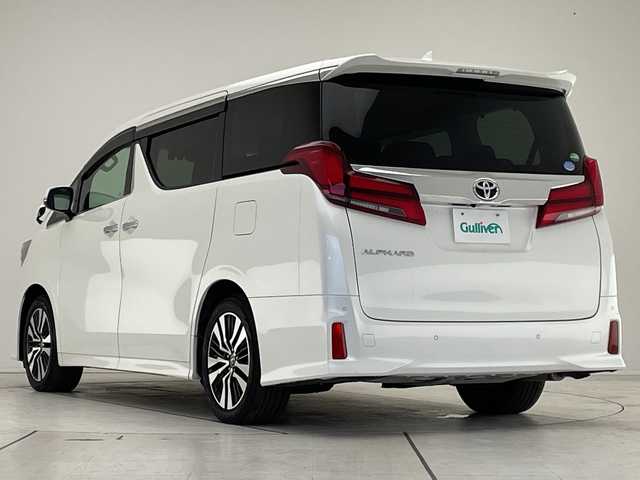 トヨタ アルファード S Cパッケージ 愛知県 2018(平30)年 5.2万km ホワイトパールクリスタルシャイン トヨタセーフティセンス/純正10型ナビ　SDカードなし/フリップダウンモニター/三眼LEDヘッドライト/両側パワースライドドア/レーダークルーズコントロール/シートヒーター/エアシート/パワーシート/コーナーセンサー/純正アルミホイール/ETC2.0/ステアリングヒーター/インテリジェントミラー/リアオートエアコン/オートマチックハイビーム/衝突軽減システム/フルセグ/CD DVD/Bluetooth/ステアリングスイッチ/スマートキー/プッシュスタート