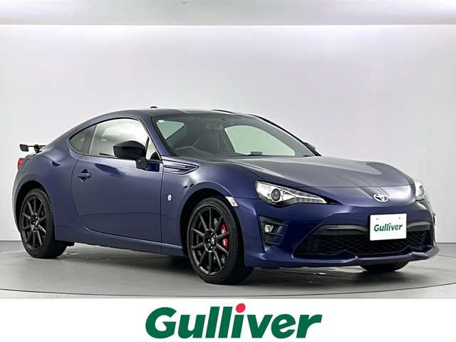 トヨタ ８６ GT リミテッド ブラックPKG 愛知県 2019(平31)年 5.7万km アズライトブルー 純正SDナビ/（CD/DVD/Bluetooth/フルセグTV）/リアスポイラーエアロ/バックカメラ/ETC/前方ドライブレコーダー/前席シートヒーター/オートライト/LEDヘッドライト/フロント・リアフォグライト/ステアリングスイッチ/クルーズコントロール/GPSレーダー/スマートキー×2/純正フロアマット
