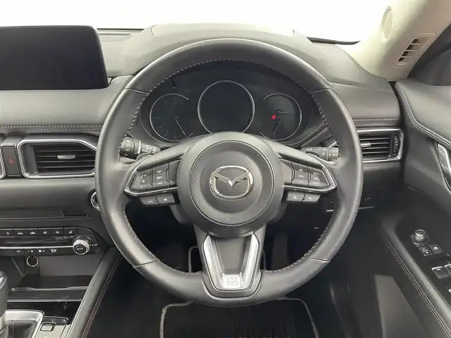 マツダ ＣＸ－５ 20S ブラックトーンED 福井県 2022(令4)年 1.5万km ソウルレッドクリスタルM ４WD/純正メーカーナビ/【AM/FM/Bluetooth/フルセグTV】/360°モニター/ETC/パワーバックドア/ヘッドアップディスプレイ/ハーフレザーシート/パワーシート/シートヒーター（運転席/助手席）/ハンドルヒーター/プッシュスタート/スマートキー/オートライト/LEDヘッドライド/取扱説明書/新車時保証書