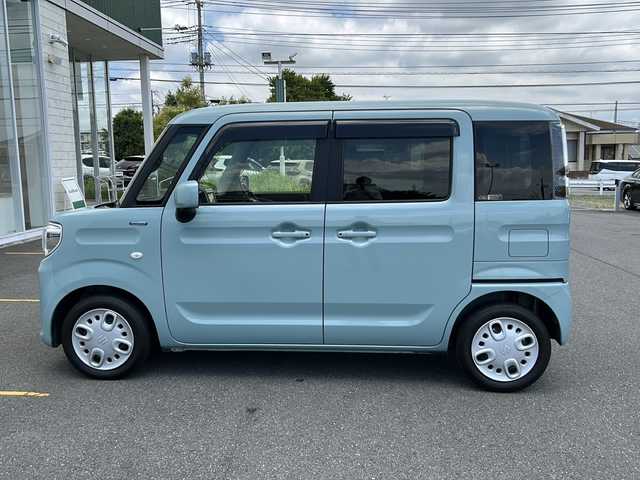 スズキ スペーシア HYBRID X 茨城県 2018(平30)年 2.6万km オフブルーM ディーラーオプションナビ（CN-RZ773W）/【フルセグTV/CD/DVD/Bluetooth/ラジオ】/全方位カメラ/両側パワースライドドア/ヘッドアップディスプレイ/衝突被害軽減システム/レーンキープアシスト/リヤコーナーセンサー/横滑り防止機能/アイドリングストップ/運転席シートヒーター/ETC/リヤサーキュレーター/オートライト/純正フロアマット/純正ドアバイザー/プッシュスタート/スマートキー