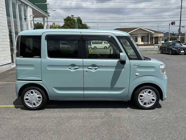 スズキ スペーシア HYBRID X 茨城県 2018(平30)年 2.6万km オフブルーM ディーラーオプションナビ（CN-RZ773W）/【フルセグTV/CD/DVD/Bluetooth/ラジオ】/全方位カメラ/両側パワースライドドア/ヘッドアップディスプレイ/衝突被害軽減システム/レーンキープアシスト/リヤコーナーセンサー/横滑り防止機能/アイドリングストップ/運転席シートヒーター/ETC/リヤサーキュレーター/オートライト/純正フロアマット/純正ドアバイザー/プッシュスタート/スマートキー