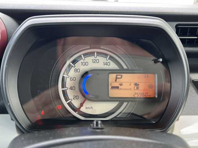 スズキ スペーシア HYBRID X 茨城県 2018(平30)年 2.6万km オフブルーM ディーラーオプションナビ（CN-RZ773W）/【フルセグTV/CD/DVD/Bluetooth/ラジオ】/全方位カメラ/両側パワースライドドア/ヘッドアップディスプレイ/衝突被害軽減システム/レーンキープアシスト/リヤコーナーセンサー/横滑り防止機能/アイドリングストップ/運転席シートヒーター/ETC/リヤサーキュレーター/オートライト/純正フロアマット/純正ドアバイザー/プッシュスタート/スマートキー