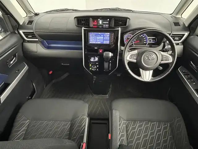 トヨタ タンク カスタムG 道央・札幌 2018(平30)年 5.6万km レーザーブルークリスタルシャイン ・４ＷＤ/・寒冷地仕様/・純正ナビゲーション/　CD/BT/SD/ワンセグ/・ビルトインETC/・純正エンジンスターター/・社外ドラレコ前後（ZDR-043）/・両側パワースライドドア/・クルーズコントロール/・横滑り防止装置/・オートライト/・LEDヘッドライト/・純正フロアマット/・フロントフォグランプ/・スマートキー/・プッシュスタート/・スペアキー１本/・純正AW14インチ＋夏タイヤ/・社外14インチAW＋冬タイヤ積込/・保証書あり/・取説あり
