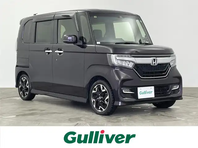 ホンダ Ｎ ＢＯＸ カスタム G L ターボ ホンダセンシング 大分県 2020(令2)年 10.3万km プレミアムベルベットパープル・パール ワンオーナー/メモリナビ/（フルセグ/CD/DVD/Bluetooth/ホンダセンシング/両側パワースライドドア/ETC/スマートキー　スペアキー/取扱説明書/保証書