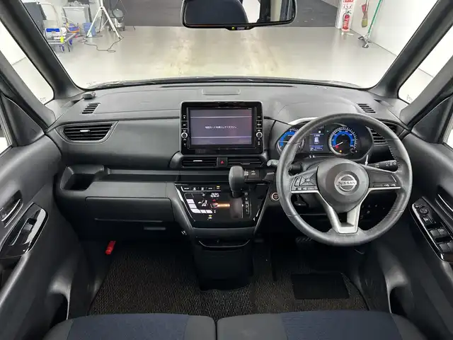 日産 ルークス ハイウェイスター Gターボ 愛知県 2021(令3)年 5.2万km チタニウムグレーメタリック 純正9インチナビ（AM/FM/フルセグ/BT/CD/DVD）/アラウンドビューカメラ/両側パワースライドドア/純正15インチAW/エマージェンシーブレーキ/車線逸脱警報システム/先行者発進お知らせ/速度標識表示/道路標識表示/ソナー/ふらつき警報/アイドリングストップ/スマートキー/プッシュスタート/電動格納ミラー/オートライト/オートハイビーム/ビルトインETC/LEDヘッドライト/フロントフォグ/前後コーナーセンサー/ドアバイザー
