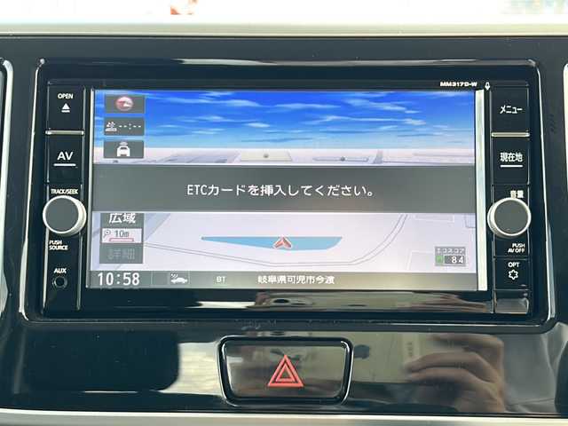 日産 デイズ ルークス ハイウェイスター Xターボ 岐阜県 2018(平30)年 4.8万km ホワイトパール 登録時走行距離47959km/純正ＳＤナビ/全方位カメラ/ワンオーナー/フルセグＴＶ/ターボ/片側パワースライドドア/プリクラッシュ/純正14インチアルミホイール/純正フロアマット/前後ドライブレコーダー/プッシュスタート/スマートキー/スペアキー(1本)/禁煙車/LEDヘッドライト/オートライト/フォグランプ/オートマチックハイビーム/アイドリングストップ