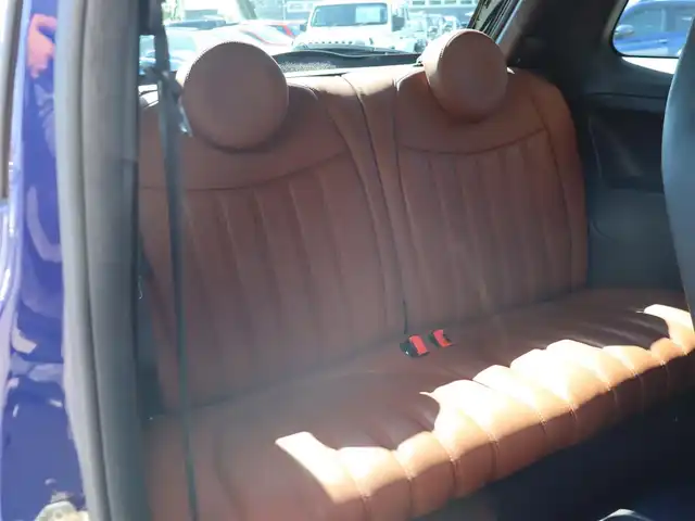 アバルト ５９５ ツーリズモ 長野県 2018(平30)年 4.4万km 青 茶革シート/2DINナビ/フルセグTV/バックカメラ/純正17AW/イエローキャリパー/ETC/ドライブレコーダー/パドルシフト/防眩ミラー/ステアリングスイッチ