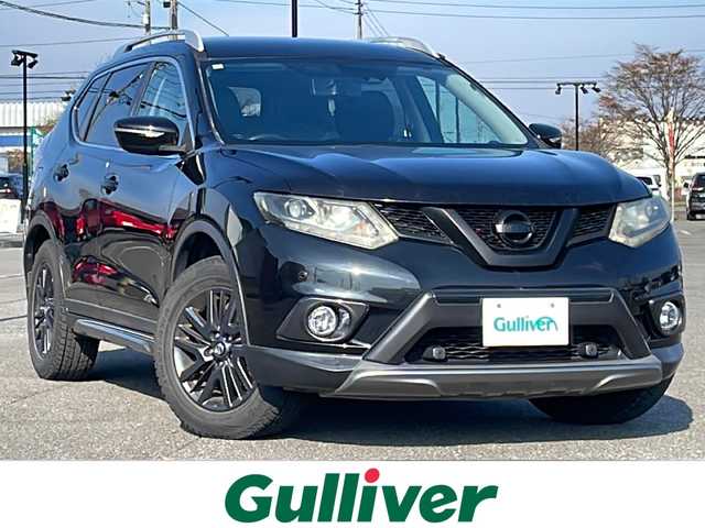 日産 エクストレイル 20X ブラックエクストリーマーX エマB 道央・札幌 2015(平27)年 8.8万km ダイヤモンドブラック ４WD/純正ディーラーOPナビ/CD/DVD/BT/フルセグ/エマージェンシーブレーキ/横滑り防止装置/ヒルディセントコントロール/レーンキープアシスト/クリアランスソナー/ビルトインETC/アイドリングストップ/ECOMODE/前席シートヒーター/カプロンシート/プッシュスタート/スマートキー/LEDヘッドライト/オートライト/フォグランプ/電動格納ミラー/ウィンカーミラー/純正フロアマット/社外AW付夏タイヤ積込/245/45/R20/2017年/山4mm
