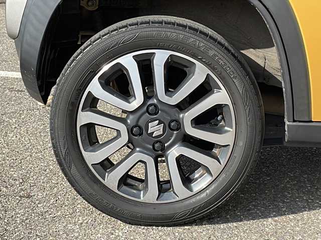 スズキ ハスラー J ブラックインテリアパッケージ 福井県 2018(平30)年 5.4万km アクティブイエロー/ブラック2トーンルーフ 登録時走行距離５３２５６ｋｍ/ワンオーナー/ブラックインテリアパッケージ/４WD/デュアルカメラブレーキサポート/レーンキープアシスト/社外メモリナビゲーション/（CD/DVD/BT）/フルセグテレビ/前後ドライブレコーダー（ミラー型）/純正15インチアルミホイール/HIDヘッドライト/LEDフォグランプ/ダウンヒルコントロール/シートヒーター/ハーフレザーシート/オートライト/アイドリングストップ/ETC/ドアバイザー/プッシュスタート/スマートキー/保証書/取扱説明書