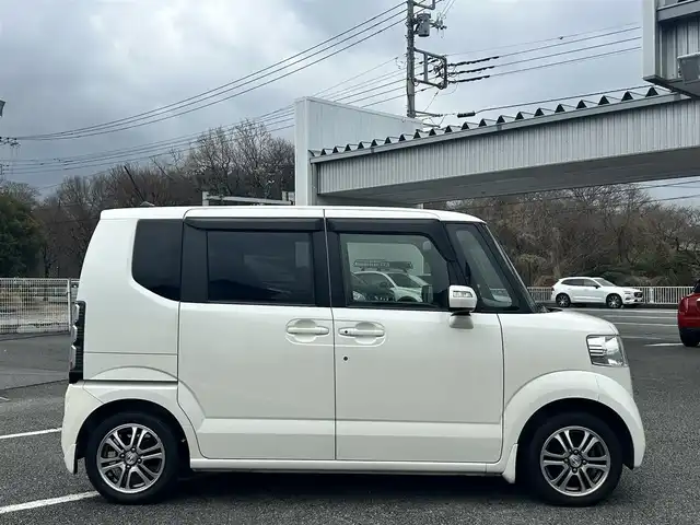 ホンダ Ｎ ＢＯＸ G Lパッケージ 静岡県 2014(平26)年 9.4万km フィヨルドミストパール ユーザー買取/純正ナビ/片側パワースライドドア/バックカメラ/純正14インチAW