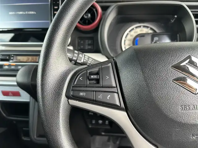 スズキ スペーシア HYBRID X 栃木県 2020(令2)年 2.9万km ブリスクブルーM スズキセーフティサポート/純正メモリナビ/フルセグTV/DVD/Bluetooth/USB/全方位カメラ/両側パワースライドドア/スマートキー×2/LEDヘッドライト/レーダークルーズコントロール/コーナーセンサー/ヘッドアップディスプレイ/シートヒーター/アイドリングストップ/ステアリングリモコン/ダッシュマット/ロールサンシェード/シートバックテーブル