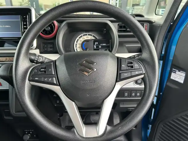 スズキ スペーシア HYBRID X 栃木県 2020(令2)年 2.9万km ブリスクブルーM スズキセーフティサポート/純正メモリナビ/フルセグTV/DVD/Bluetooth/USB/全方位カメラ/両側パワースライドドア/スマートキー×2/LEDヘッドライト/レーダークルーズコントロール/コーナーセンサー/ヘッドアップディスプレイ/シートヒーター/アイドリングストップ/ステアリングリモコン/ダッシュマット/ロールサンシェード/シートバックテーブル