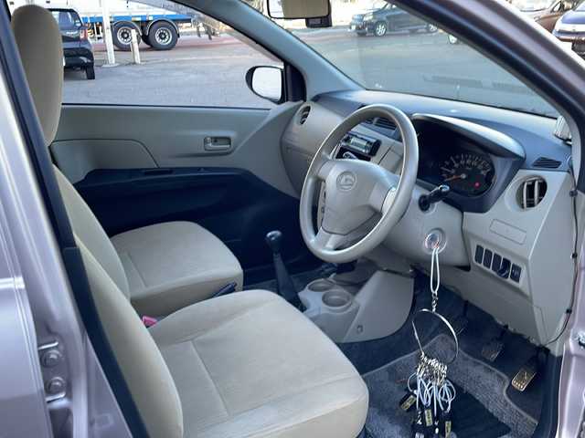 ダイハツ ミラ X スペシャル 道央・札幌 2015(平27)年 3.4万km ライトローズマイカメタリック /5速MT//社外オーディオ/(CD/USB/AUX/ラジオ)//ドライブレコーダー//スチール付スタッドレスタイヤ積込//フロアマット//ドアバイザー