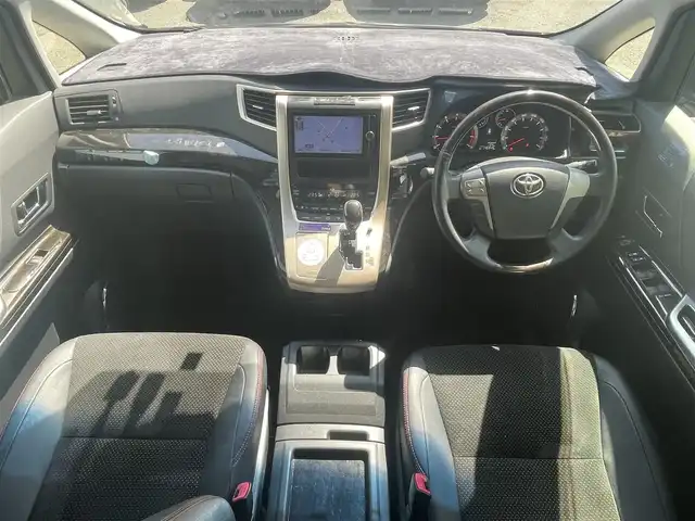 トヨタ ヴェルファイア 2．4Z ゴールデンアイズⅡ 兵庫県 2014(平26)年 14.6万km ブラック 純正アルミホイール/純正フロアマット/純正SDナビ/Bluetooth/バックカメラ/DVD再生可能/フルセグ/両側パワースライドドア/デジタルインナーミラー/フォグランプ/スマートキー×２/ETC/クルーズコントロール/ハーフレザー/電動格納ミラー/ドアバイザー/保証書/取扱説明書